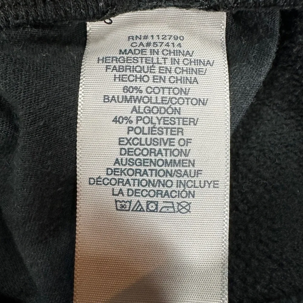 True Religion Mens Black Slim Branded Joggers Sweatpants Logo M 104882